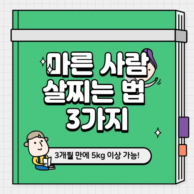 마른 사람 살찌는 법 3가지 썸네일